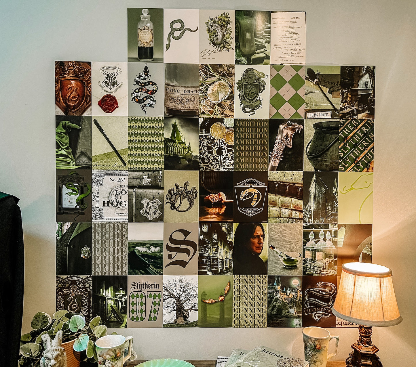 Harry Potter Slytherin Wall Collage Kit (4'' x 6'')