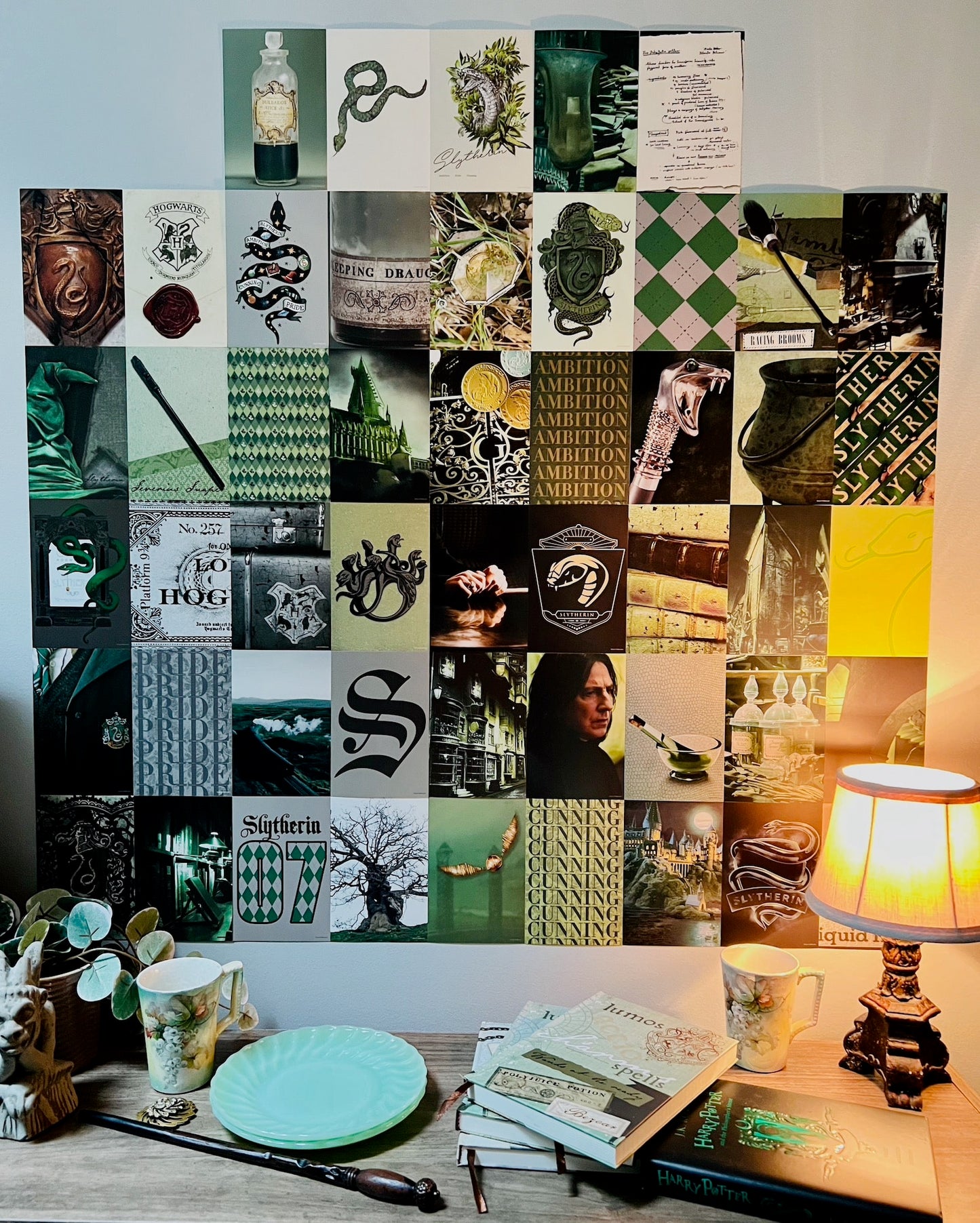 Harry Potter Slytherin Wall Collage Kit (4'' x 6'')
