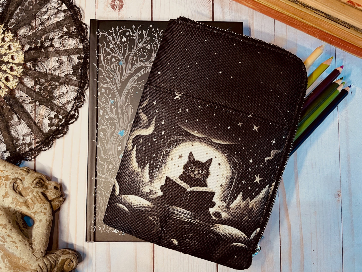 Waiting for the Night Journal Companion Pen & Pencil Pouch