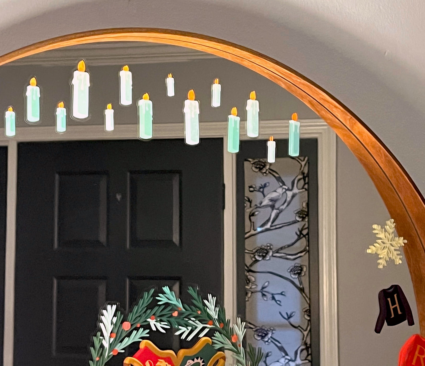 Harry Potter Holidays at Hogwarts Window Clings