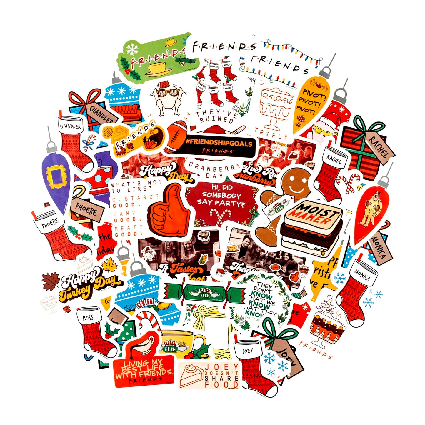 Friends Moistmaker Decals (50-Pack)