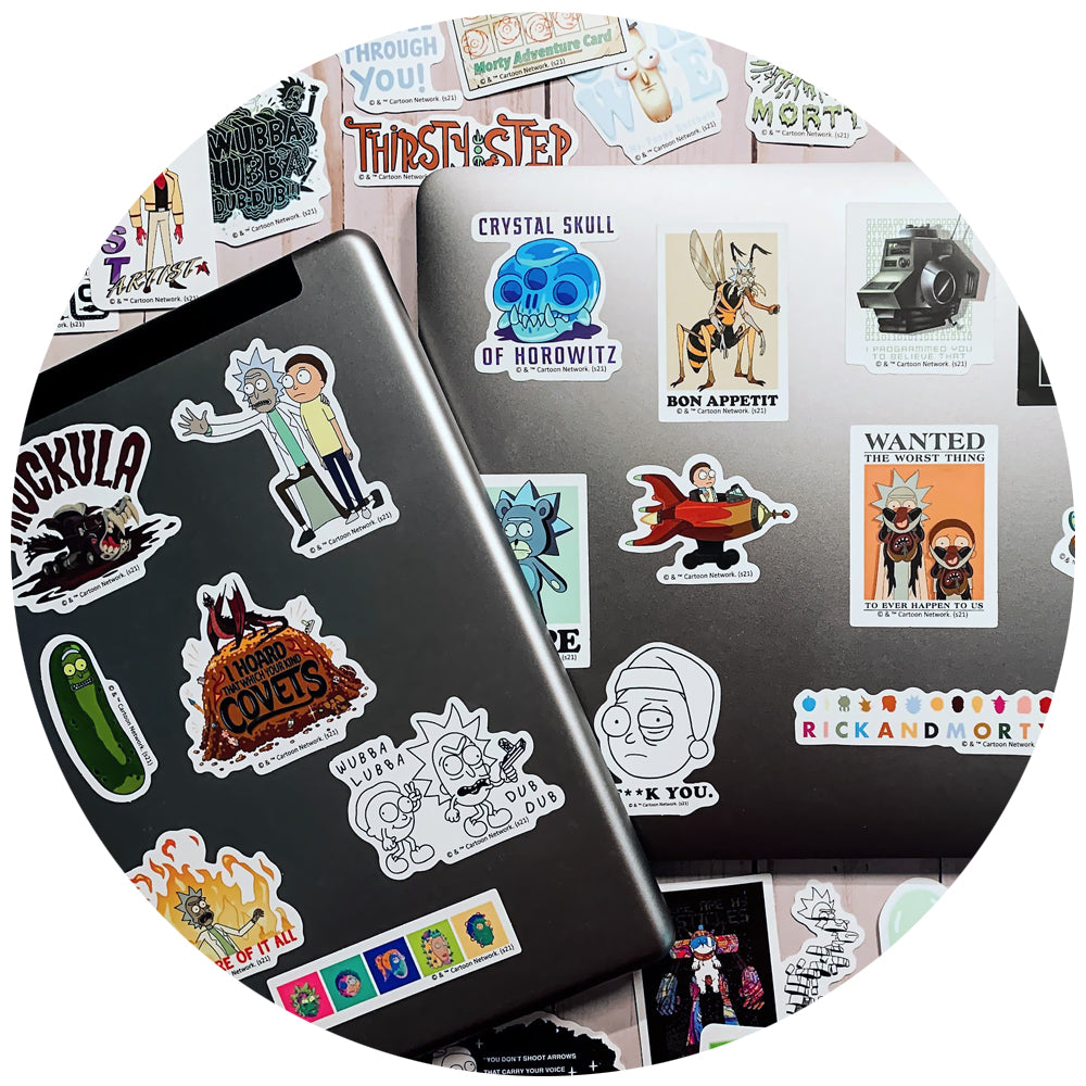 Official Rick and Morty Stickers & Decals | Con*Quest – ConQuestJournals