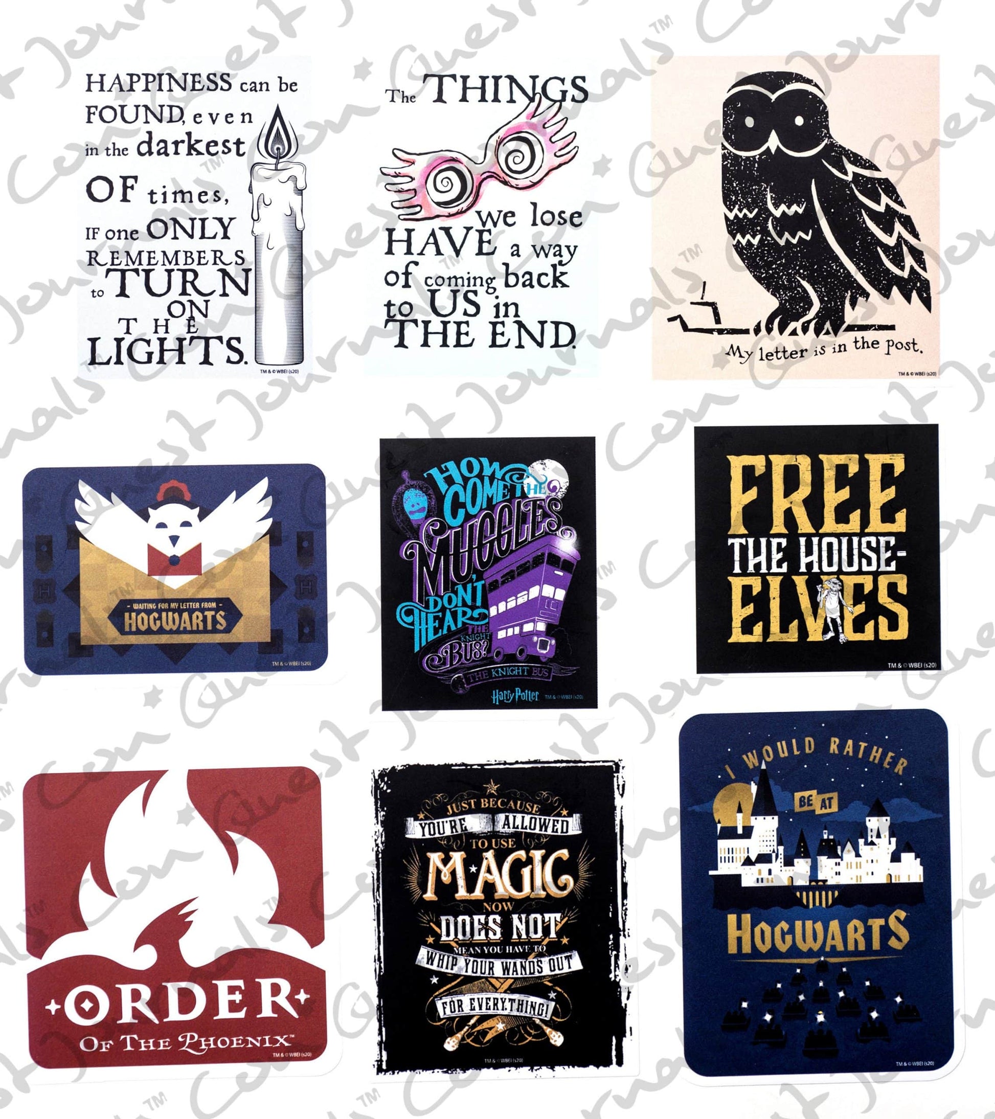 Harry Potter Wizarding World Decals – ConQuestJournals harry-potter-wizarding-world-decals-conquestjournals
