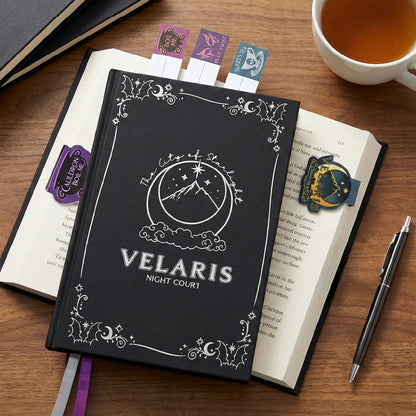 A Court of Thorns and Roses Velaris Reading & Journaling Bundle (Journal, Annotation Book Flags & Magnetic Bookmarks)