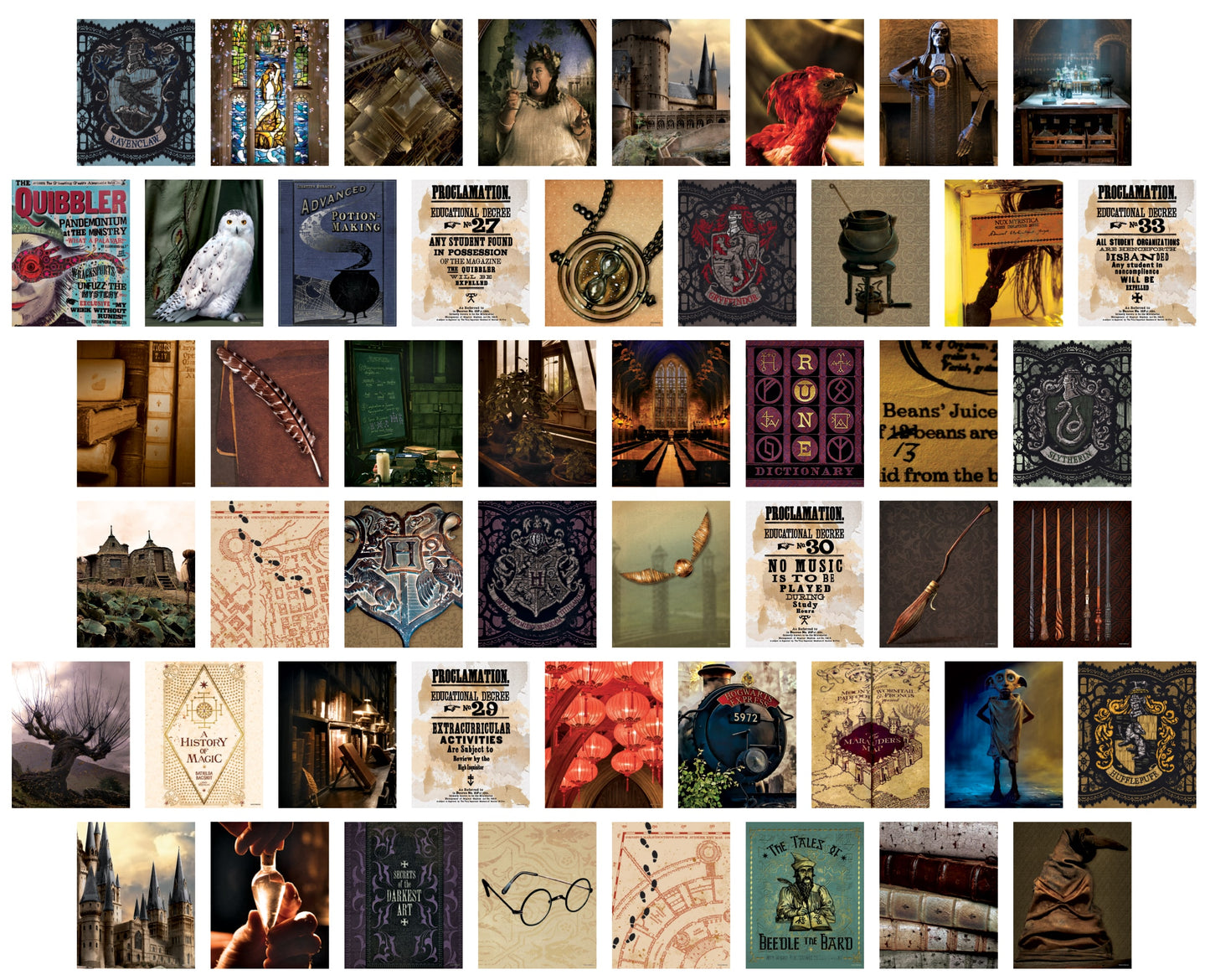Harry Potter Hogwarts Wall Collage Kit Set (2-Pack)