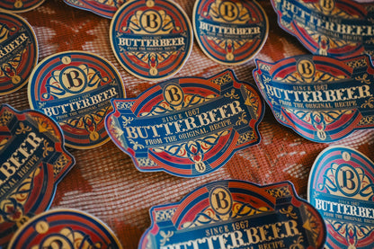 Harry Potter Butterbeer Label Decals (40-Pack)