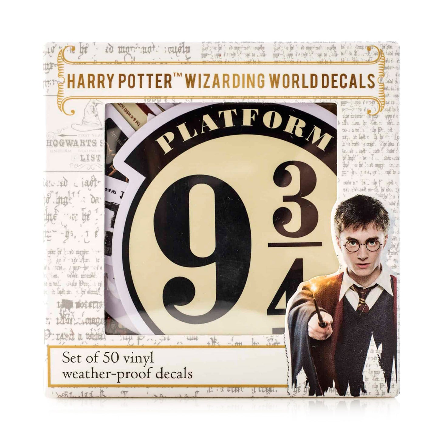 Harry Potter Wizarding World Decals (50-Pack)