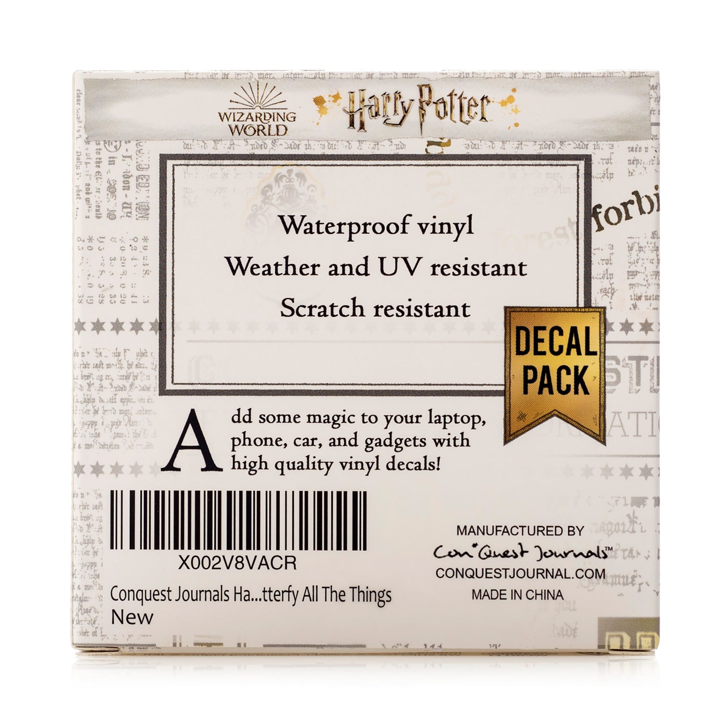 Harry Potter Potions Label Decals (50-Pack)