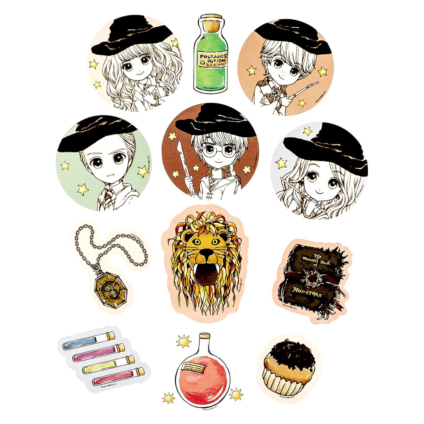 Harry Potter Magical Characters & Icons Decals (50-Pack)