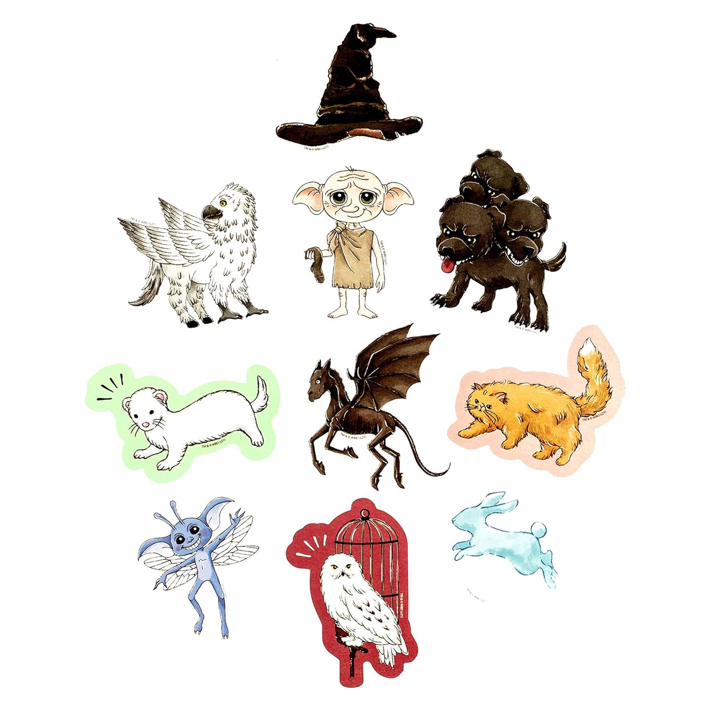 Harry Potter Magical Characters & Icons Decals (50-Pack)