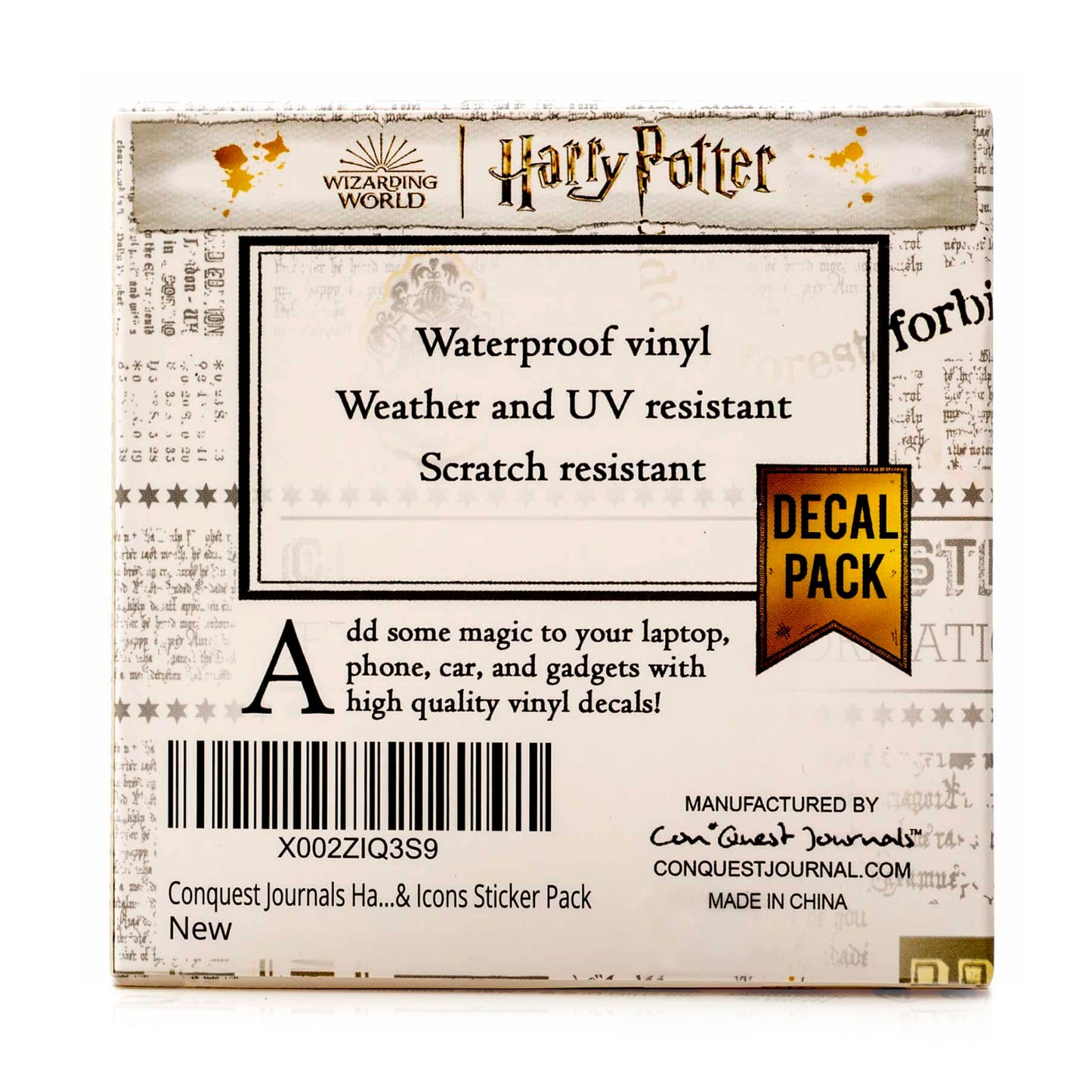 Harry Potter Magical Characters & Icons Decals (50-Pack)