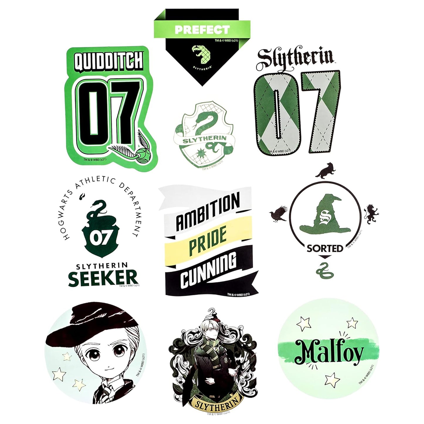 Harry Potter Draco Malfoy Decals (50-Pack)