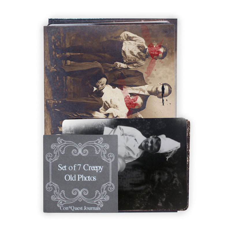 Creepy Photos for Supernatural John Winchester Replica Journal (Set of 7)