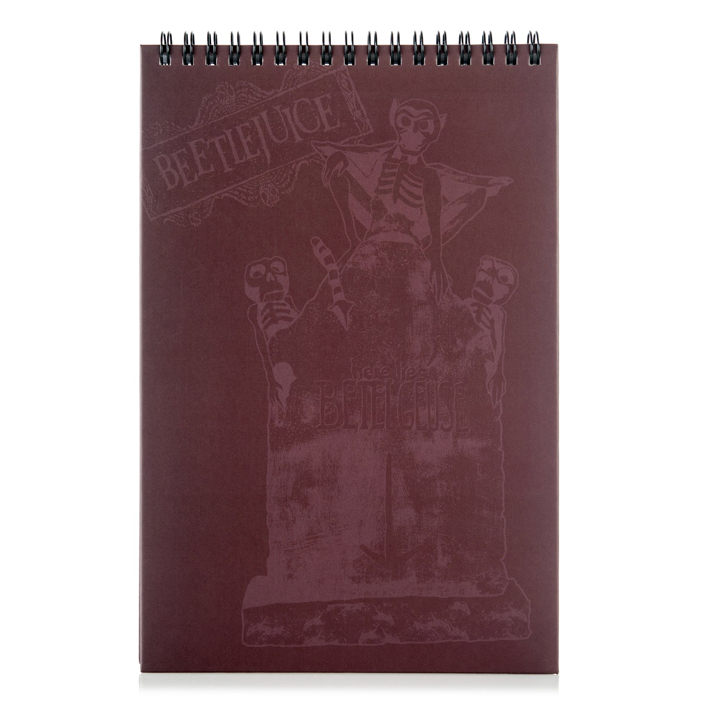 Beetlejuice Handbook for the Recently Deceased Top-Spiral Steno Notepad (6'' x 9'')