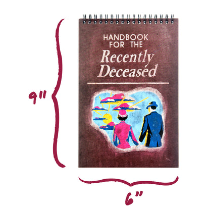 Beetlejuice Handbook for the Recently Deceased Top-Spiral Steno Notepad (6'' x 9'')