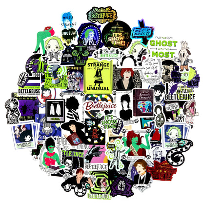 Beetlejuice Handbook for the Recently Deceased Steno Notepad & 60-Count Decal Pack Bundle