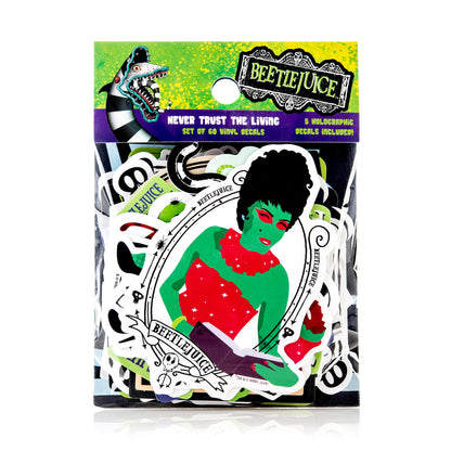 Beetlejuice Handbook for the Recently Deceased Steno Notepad & 60-Count Decal Pack Bundle
