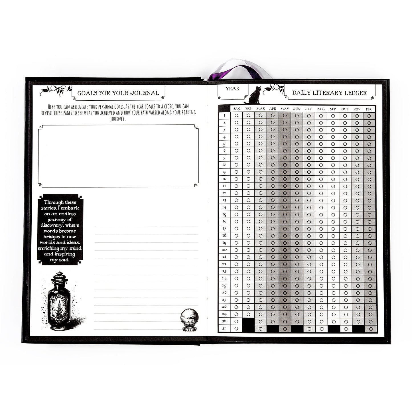 Waiting for the Night Reading Journal, Coloring Book & Washi Tape Bundle