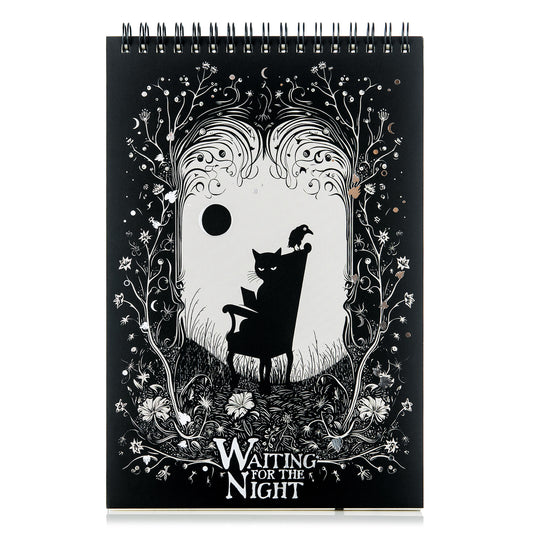 Waiting for the Night Top-Spiral Steno Notepad (6'' x 9'')