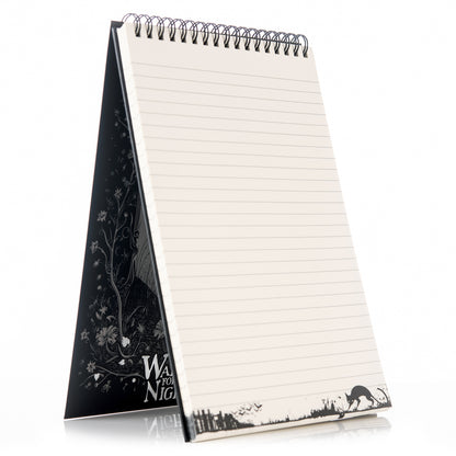 Waiting for the Night Steno Notepad & Stencil Book Bundle