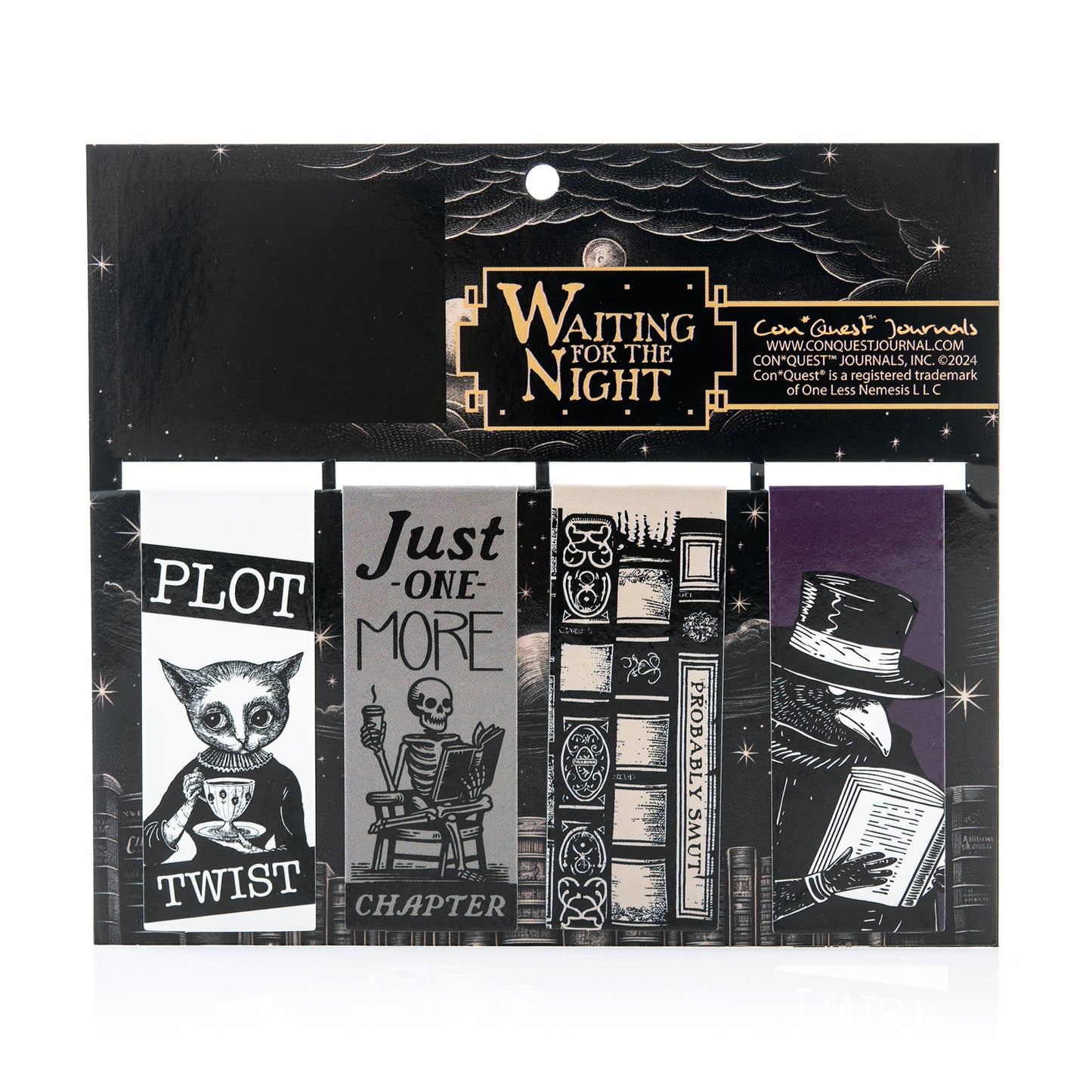 Waiting for the Night Magnetic Bookmarks (4-Pack)