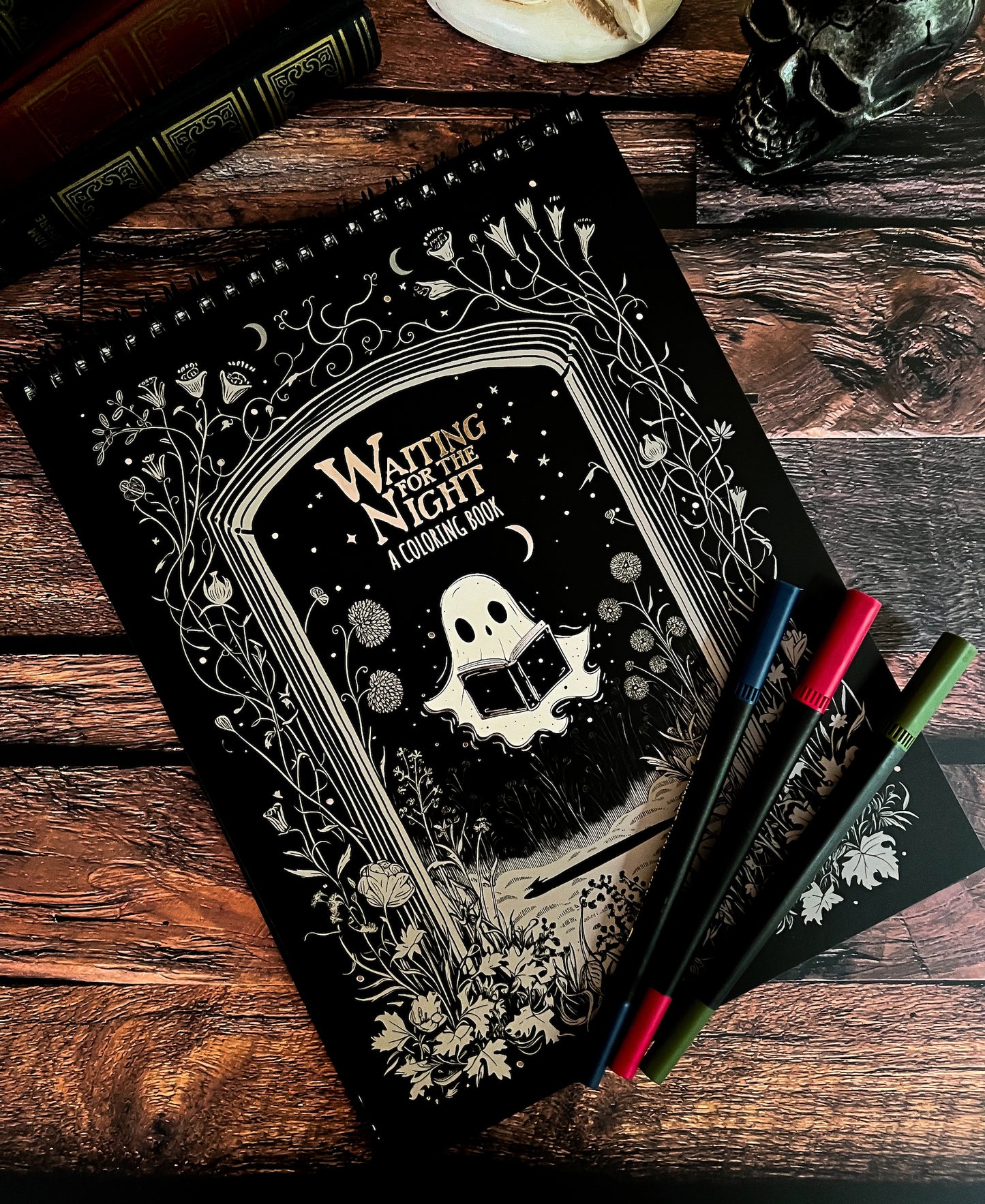 Waiting for the Night Coloring Book