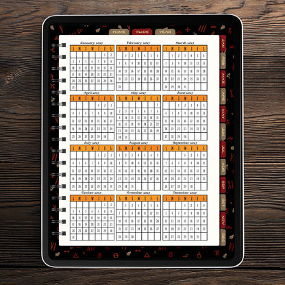 Waiting for the Night 2026 Weekly Planner [DIGITAL VERSION]