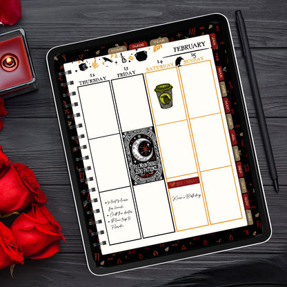 Waiting for the Night 2026 Weekly Planner [DIGITAL VERSION]