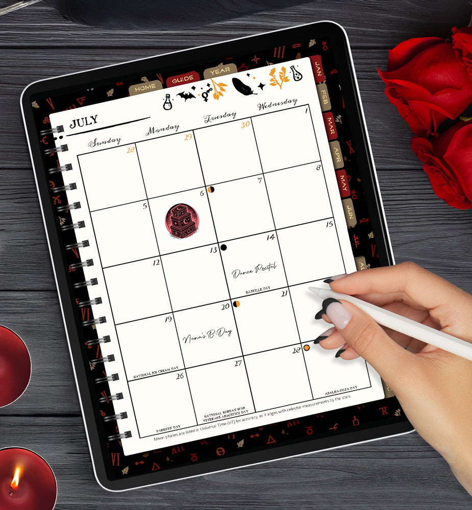 Waiting for the Night 2026 Weekly Planner [DIGITAL VERSION]