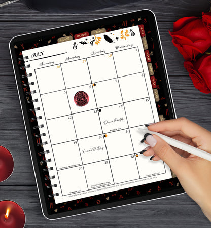 Waiting for the Night 2026 Weekly Planner [DIGITAL VERSION]