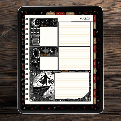 Waiting for the Night 2026 Weekly Planner [DIGITAL VERSION]