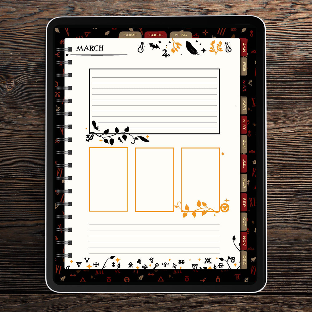 Waiting for the Night 2026 Weekly Planner [DIGITAL VERSION]