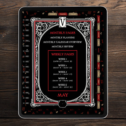 Waiting for the Night 2026 Weekly Planner [DIGITAL VERSION]