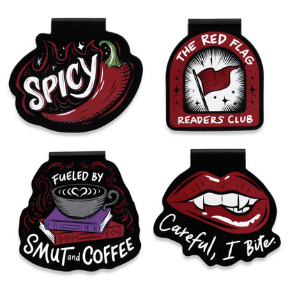 A Little Wicked Magnetic Bookmarks (4-Pack)