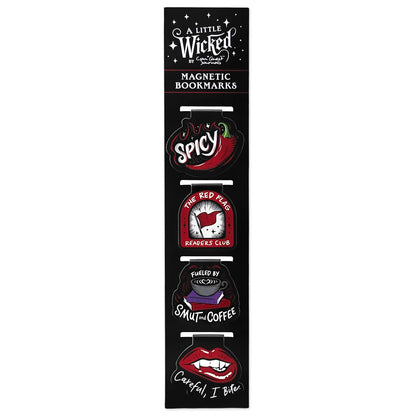 A Little Wicked Magnetic Bookmarks (4-Pack)