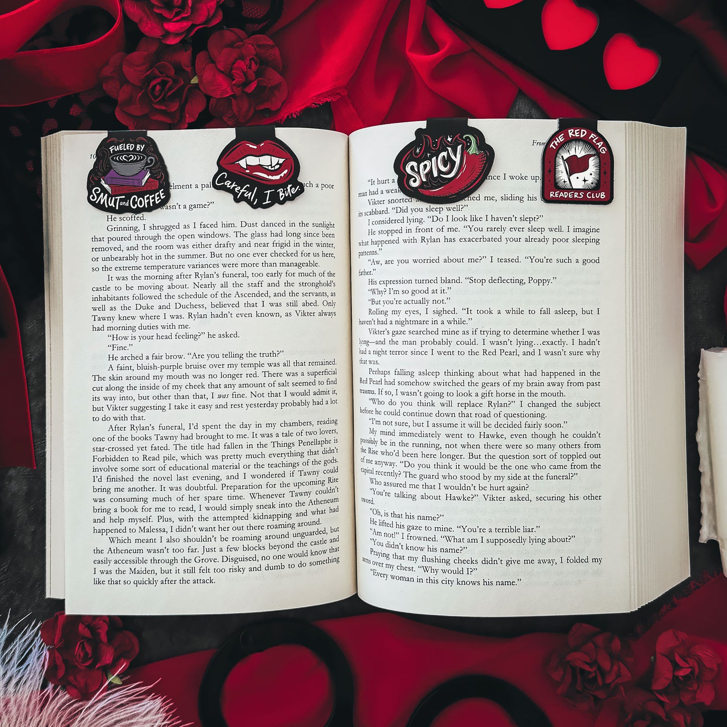 A Little Wicked Magnetic Bookmarks (4-Pack)