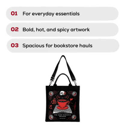 A Little Wicked Book Bag (Original Artwork) for Fans of Dark Romance