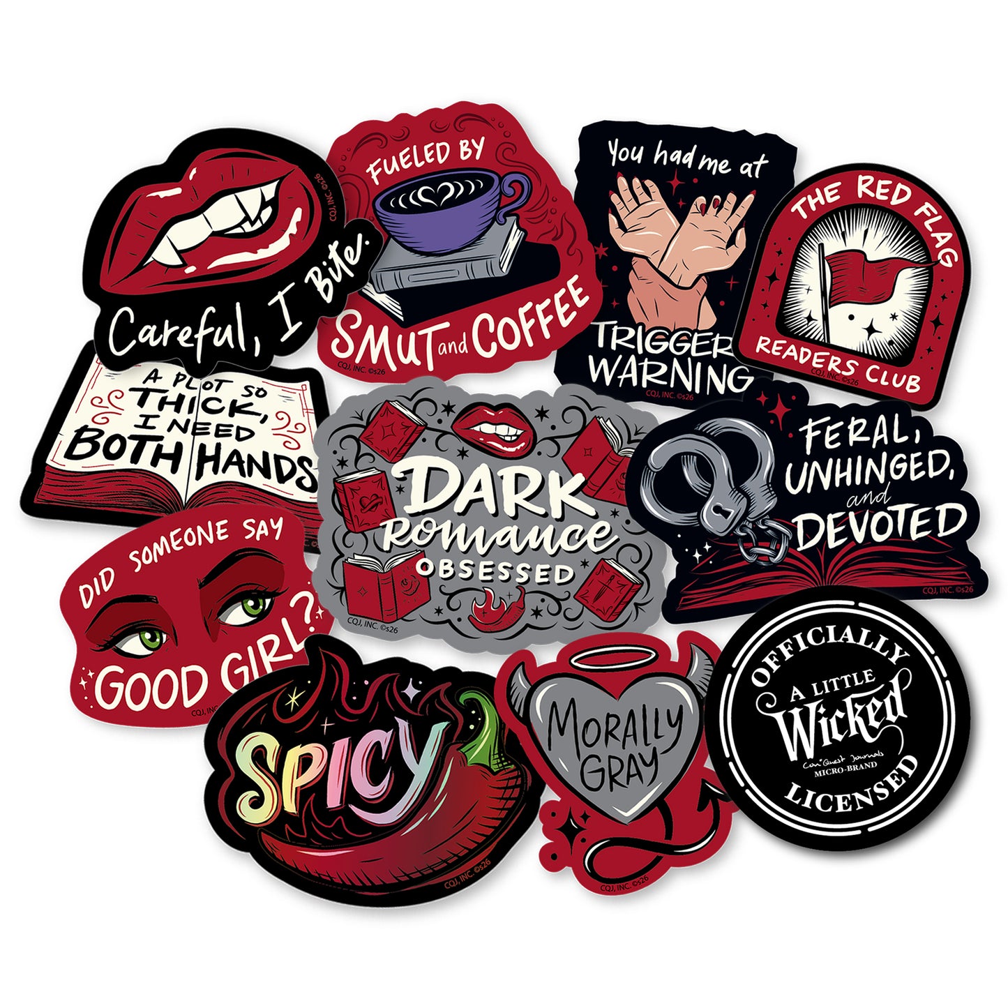 (10-Pack) A Little Wicked Decals