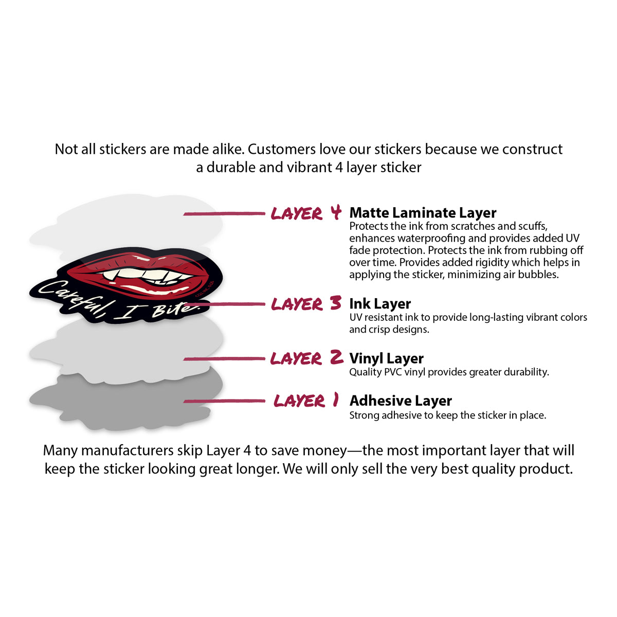 (10-Pack) A Little Wicked Decals