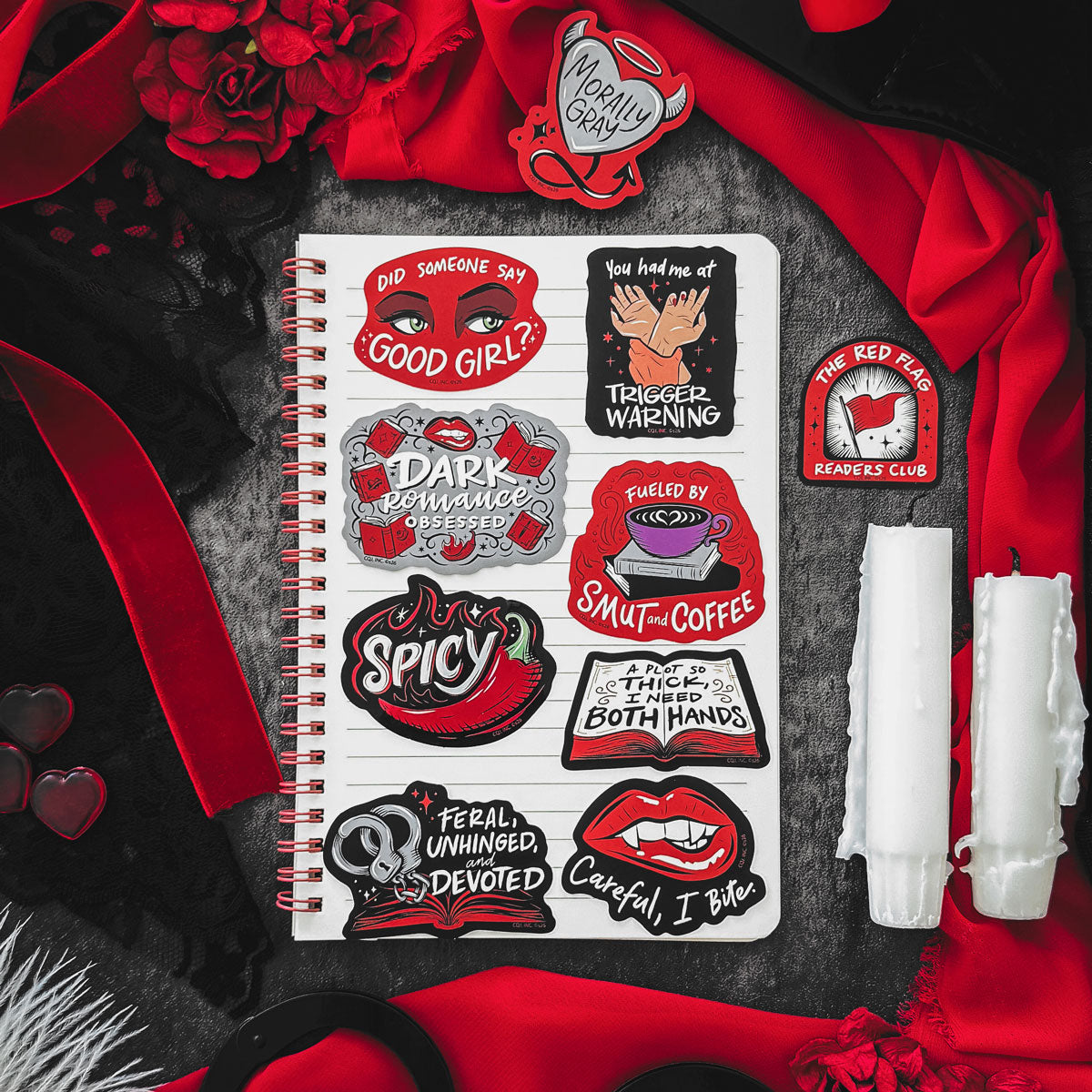 (10-Pack) A Little Wicked Decals