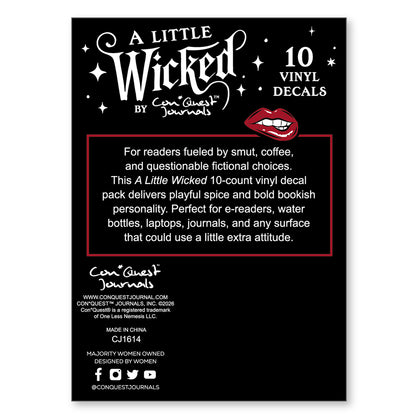 (10-Pack) A Little Wicked Decals