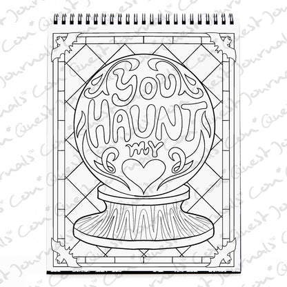 Waiting for the Night Gothic Love Coloring Book