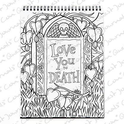 Waiting for the Night Gothic Love Coloring Book