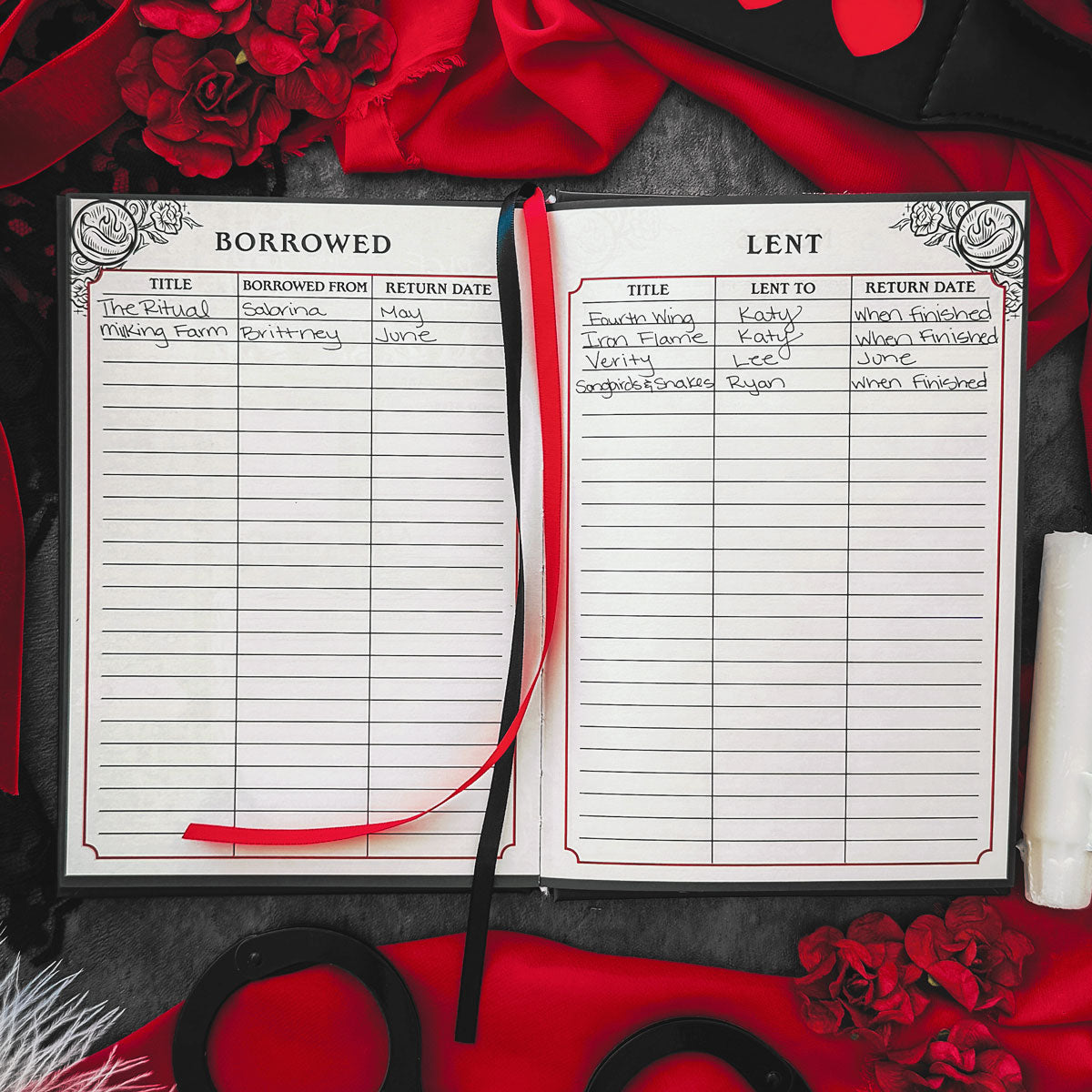 A Little Wicked Reading Journal
