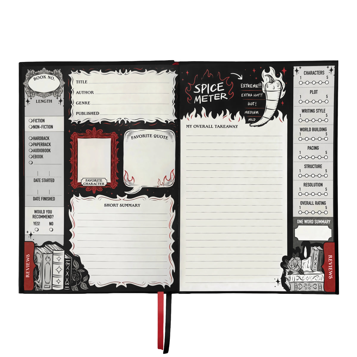 A Little Wicked Reading Journal