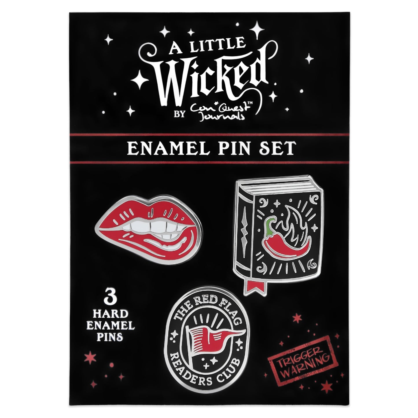 A Little Wicked Enamel Pins (3-Pack)