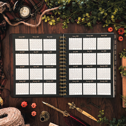 Waiting for the Night: The Witching Hour 2027 Weekly Planner, Personal Organizer (Original Artwork)