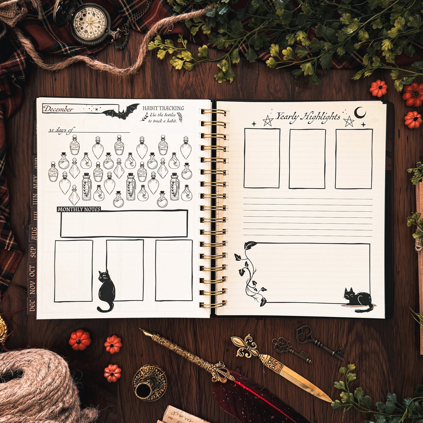 Waiting for the Night: The Witching Hour 2027 Weekly Planner, Personal Organizer (Original Artwork)