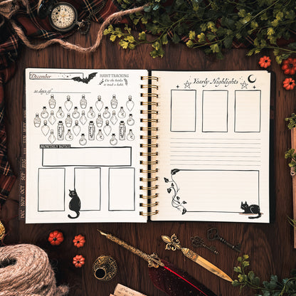 Waiting for the Night: The Witching Hour 2027 Weekly Planner, Personal Organizer (Original Artwork)