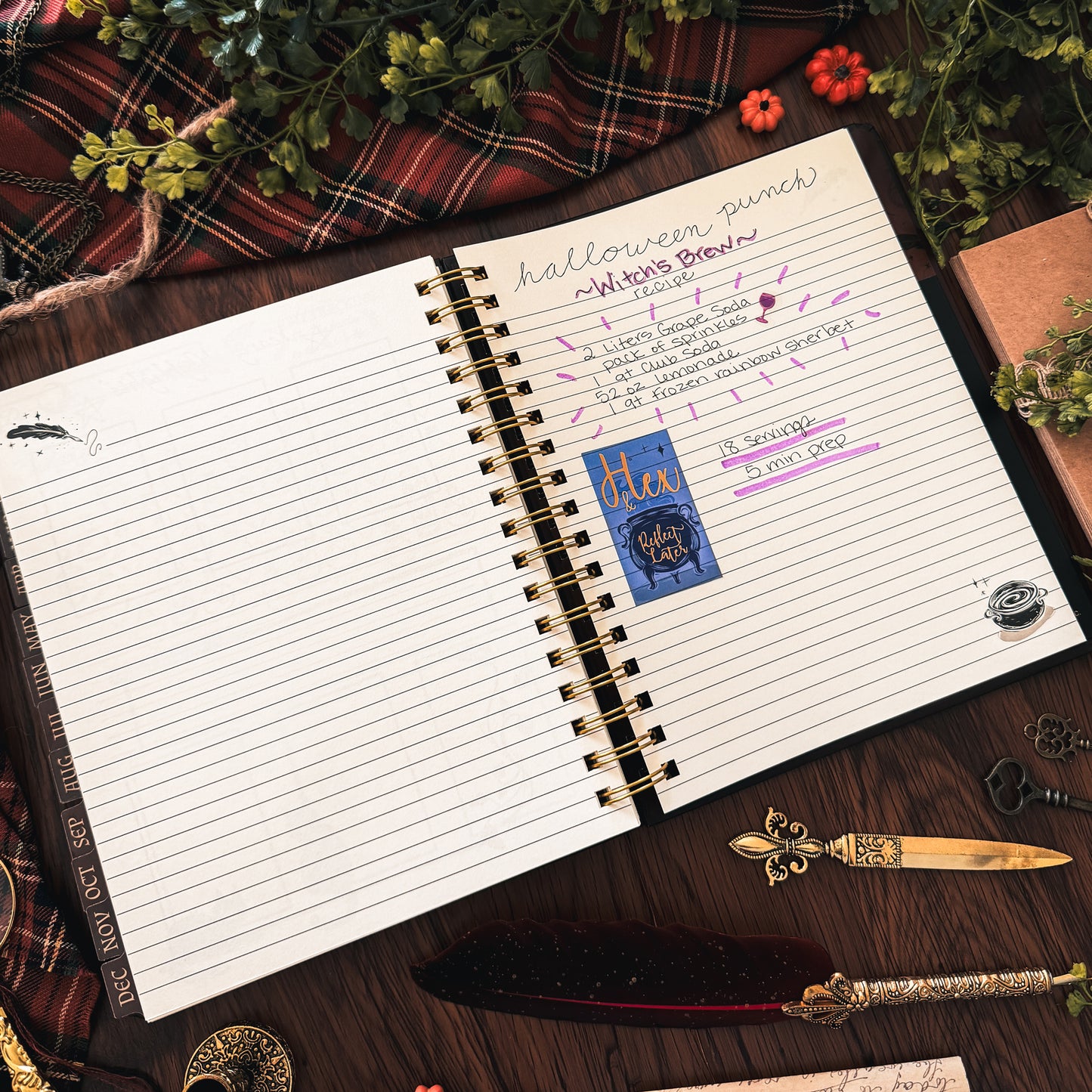 Waiting for the Night: The Witching Hour 2027 Weekly Planner, Personal Organizer (Original Artwork)